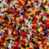 Red, Gold and Black Glamourous Dots - 1/8" Cast Acrylic Sheet