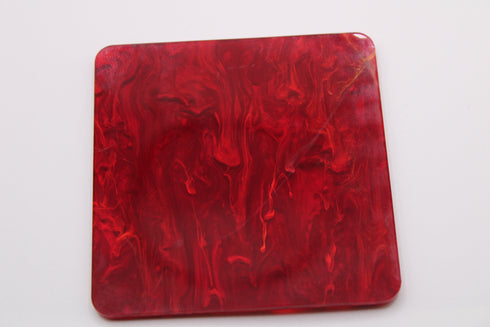 Crimson Wave - 1/8" Acrylic Sheet