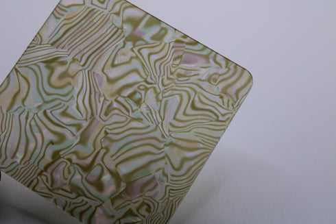 Soft Iridescent Maze - 1/8" Celluloid - Acrylic Sheet