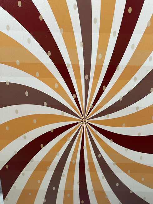 2573 - Coffee Strip Swirl