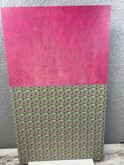 4073 - Catci or Succulents and Pink Leather