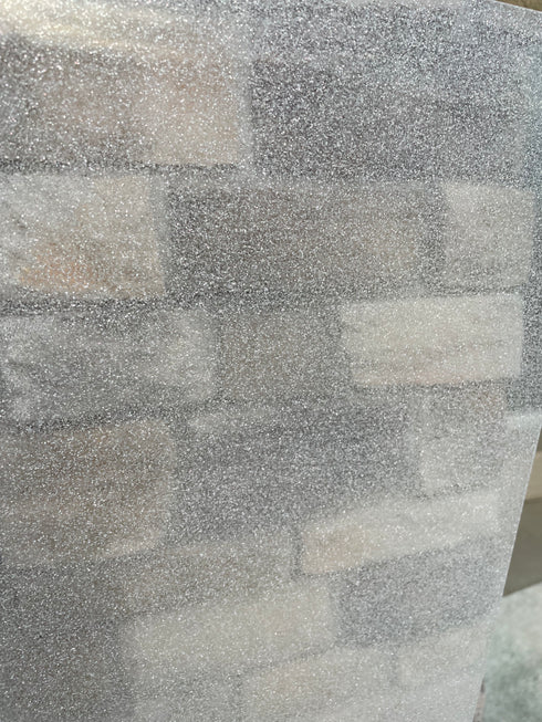 Snow White Glitter - 1/8" Acrylic Sheet