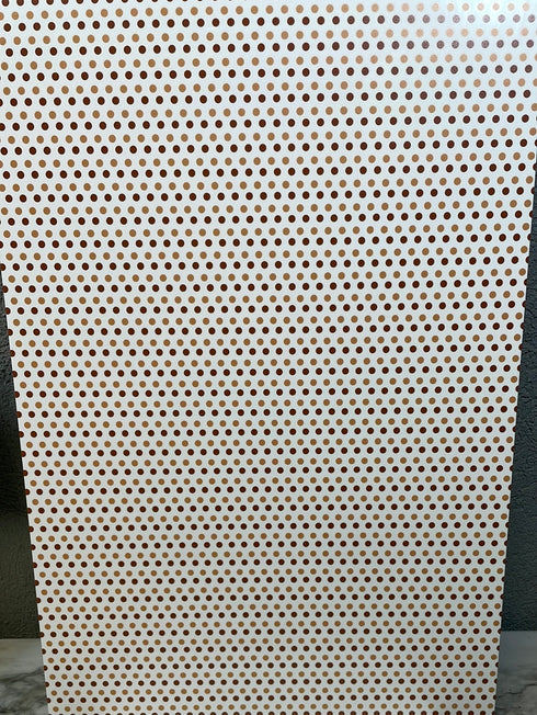 1002 - Tan & Brown Dots