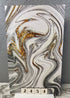 2454 - Abstract Marble Gray and Gold