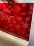 0170 - Christmas Snowflakes Red
