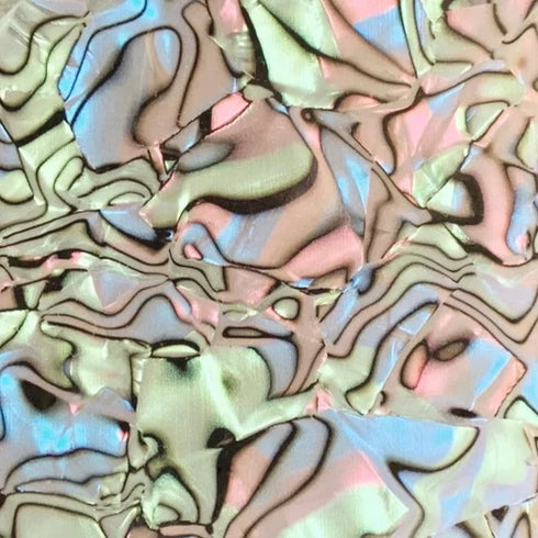 Soft Iridescent Maze - 1/8" Celluloid - Acrylic Sheet