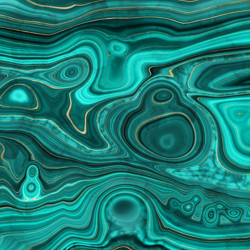 0001 - Turquoise Abstract Agate