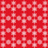 0874 - White Snowflakes on Red