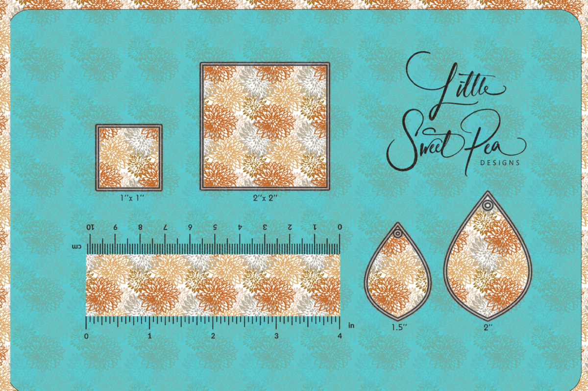 2634 - Fall Floral Print (Micro) – Little Sweet Pea Designs