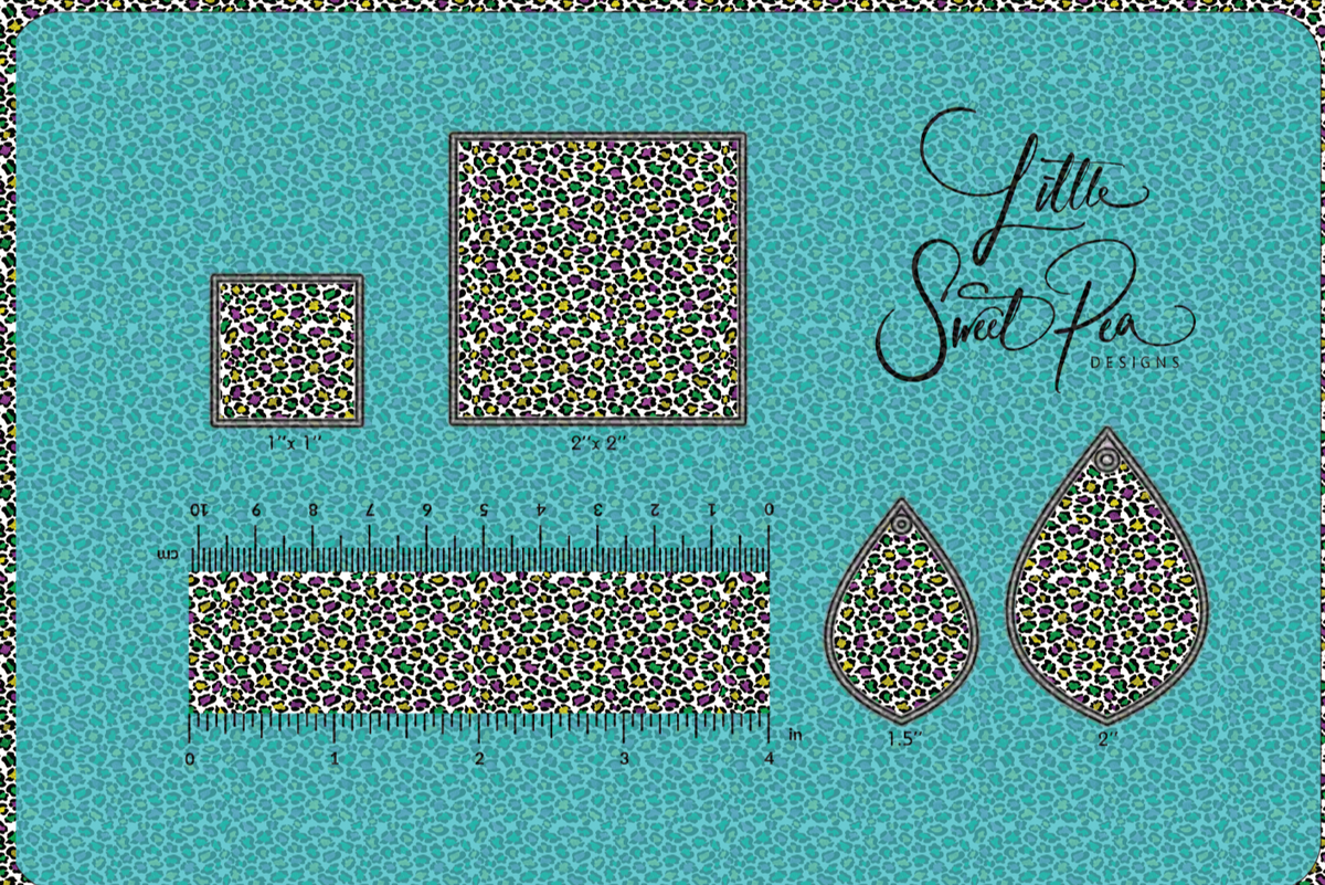 3110 - Mardi Gras Animal Print (micro) – Little Sweet Pea Designs