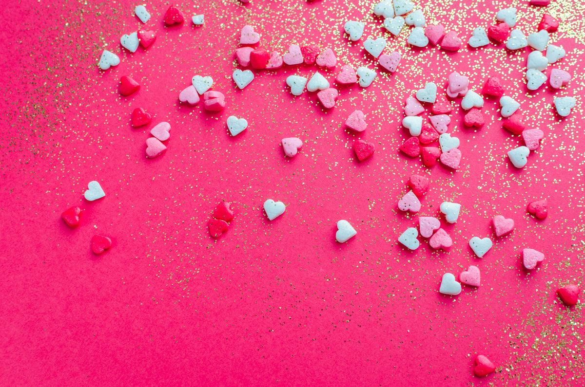 0427 - Pink Valentine's - Anniversary Love Background – Little Sweet ...